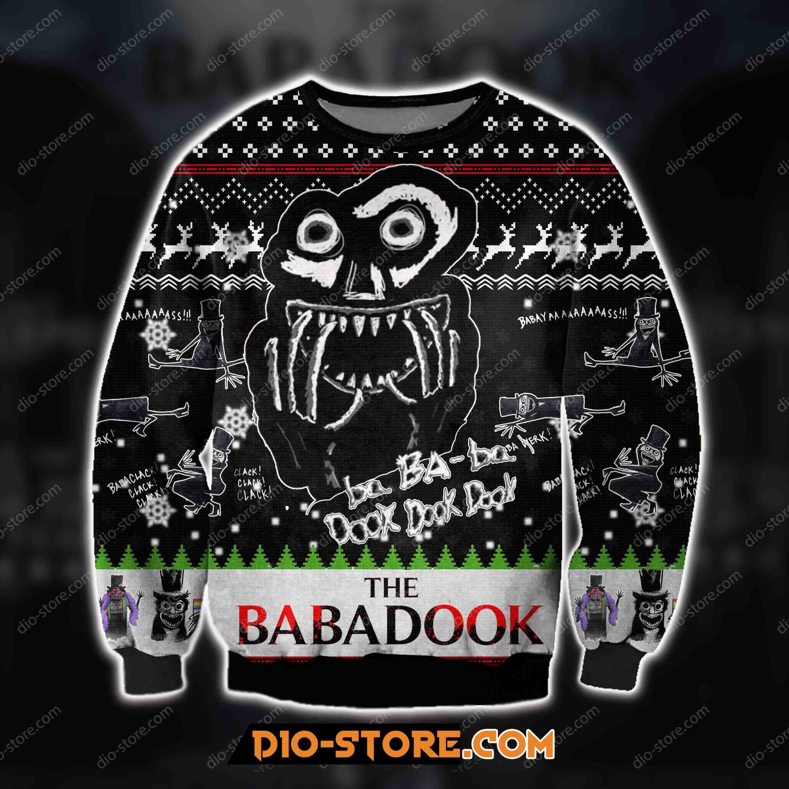 3D All Over Print The Babadook Horror Film Ugly Christmas Sweater