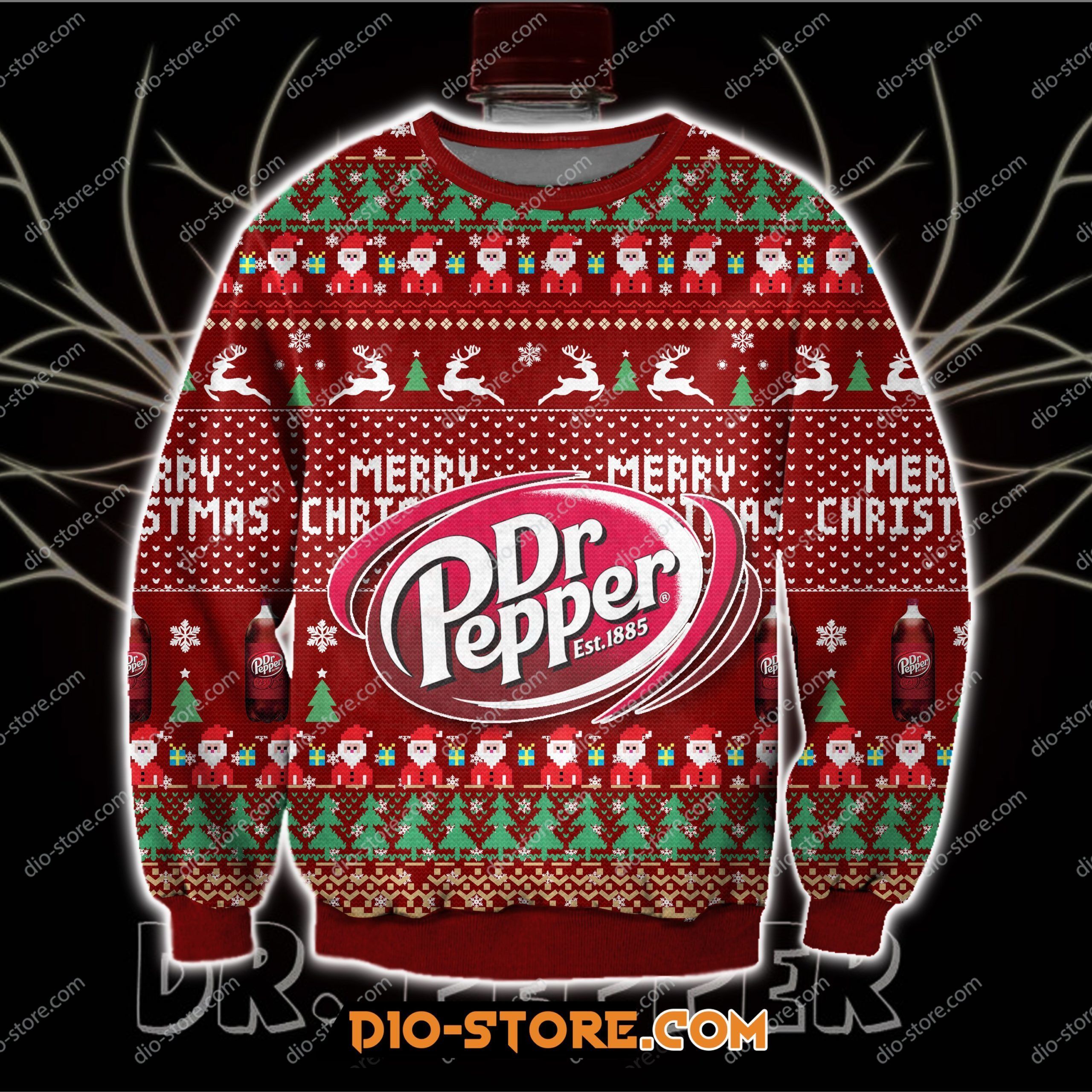 3D Print Knitting Pattern Dr Pepper Ugly Christmas Sweater