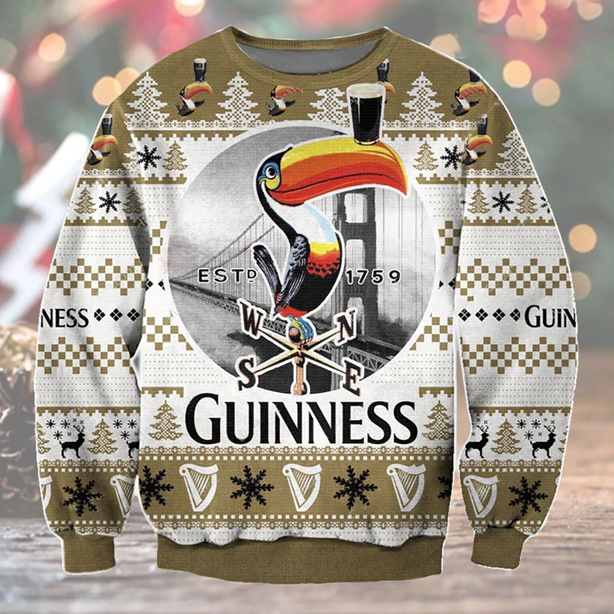 60 Guinness Ugly Christmas Sweater