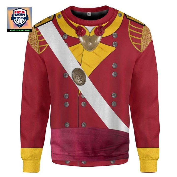 6Th Foot Officer Grenadier Company Custom Sweater Apparel