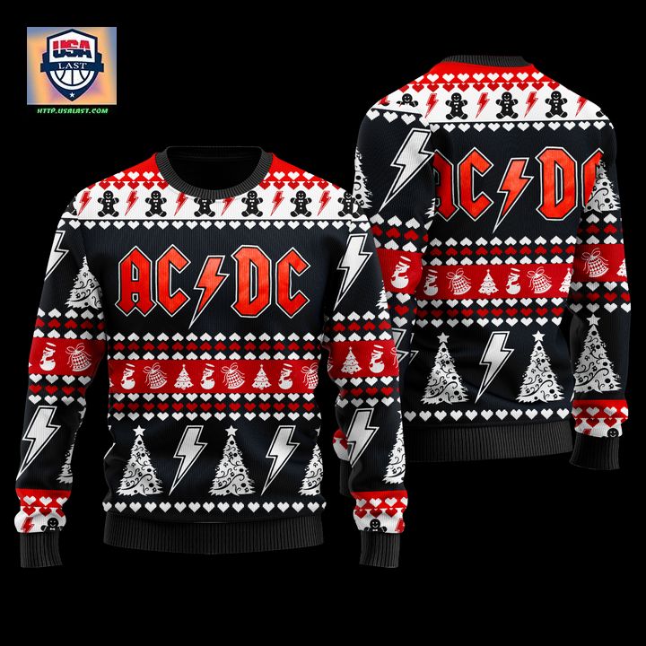 ACDC Band 3D Full Print Sweater