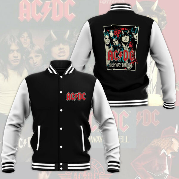 AC/DC Fashion Baseball Jacket for Men & Women | Music Band Fan Gift