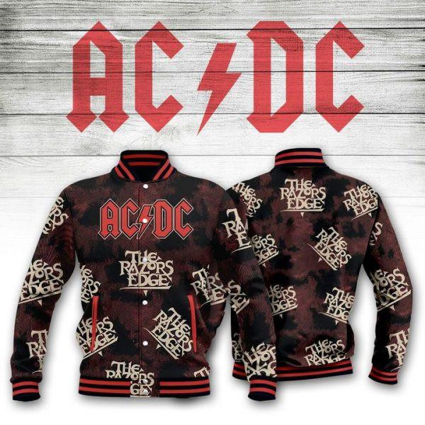 ACDC The Razors Edge Album Baseball Jacket for Men & Women | Music Fan Gift