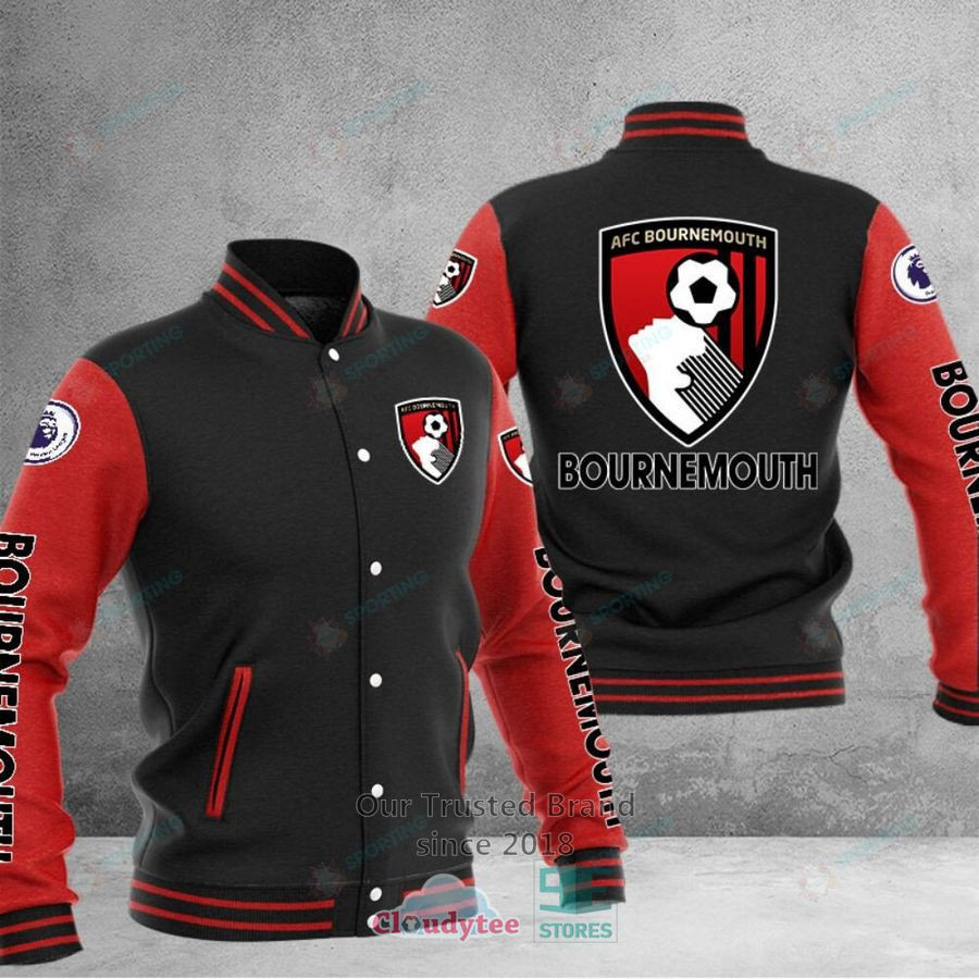 AFC Bournemouth Varsity Baseball Jacket for Men & Women | Soccer Team Fan Gift