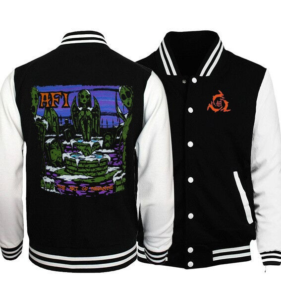 AFI The Art of Drowning Baseball Jacket for Men & Women | Music Fan Gift