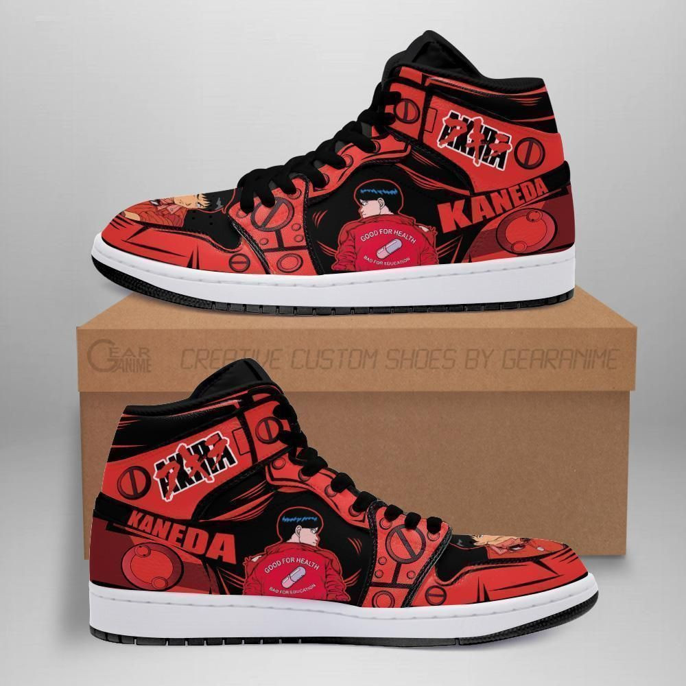 Akira Boots J1 Custom Akira Anime Custom Shoes Sport Air Jd Sneakers