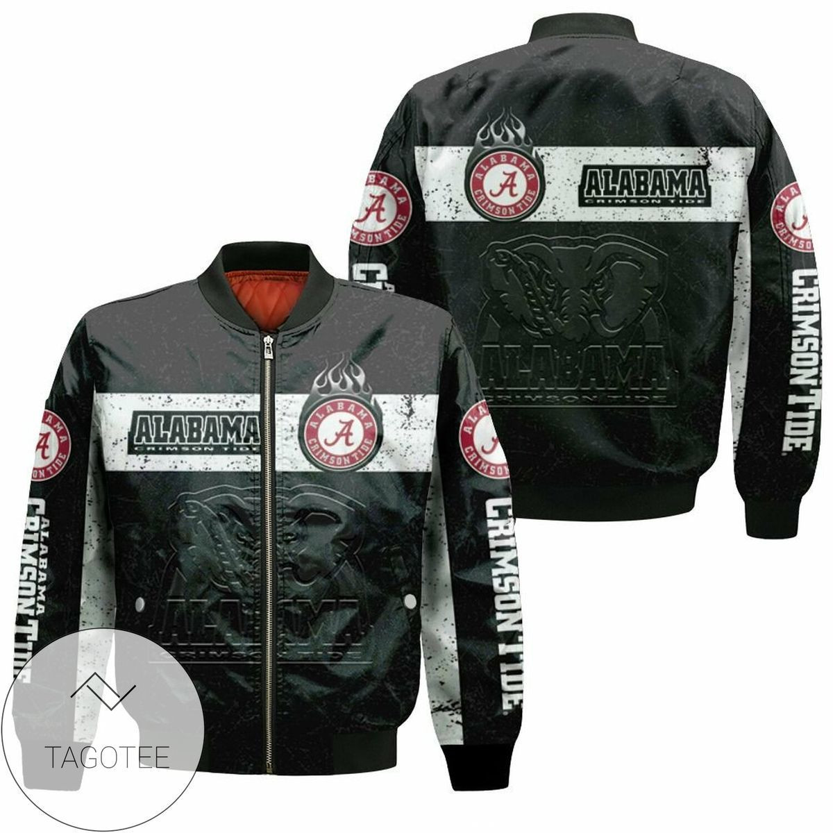 Alabama Crimson Tide Bomber Jacket | NCAA College Team Jacket for Men & Women | Sports Fan Gift