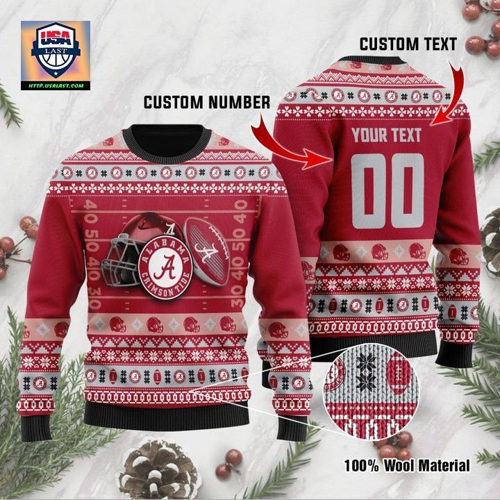 Alabama Crimson Tide Custom Ugly Christmas Sweater