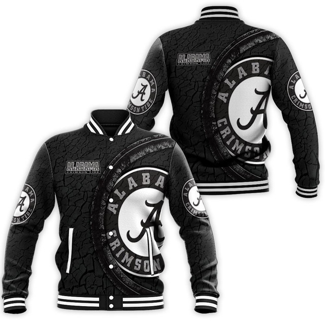 Alabama Crimson Tide Varsity Baseball Jacket for Men & Women | NCAA Team Fan Gift