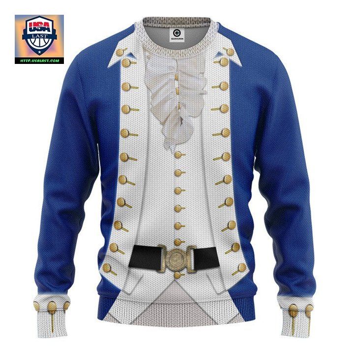 Alexander Hamilton Custom Ugly Sweater
