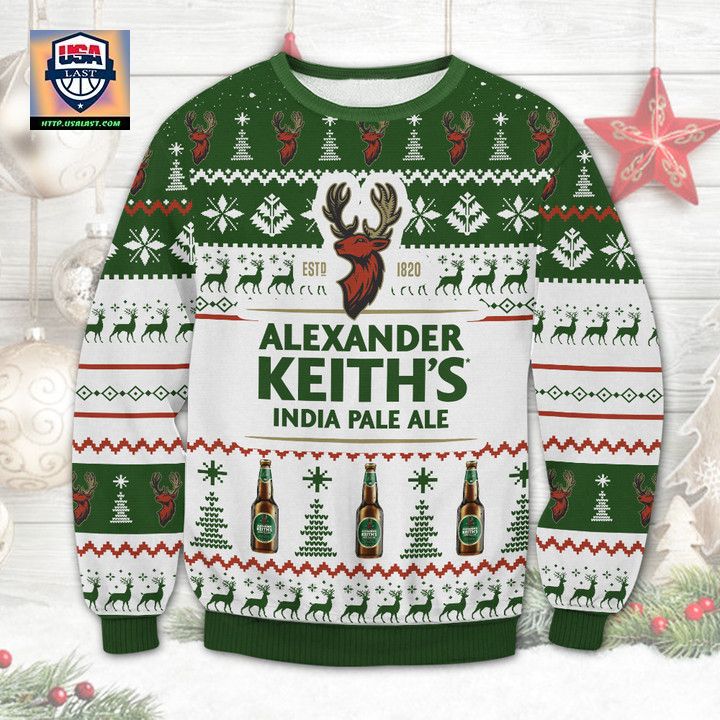 Alexander Keith s India Pale Ale Ugly Christmas Sweater