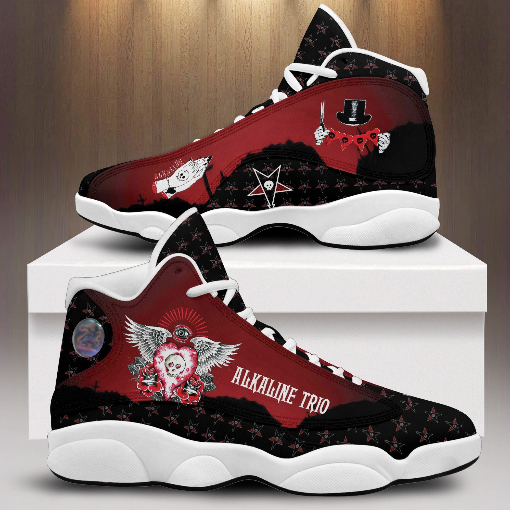 Alkaline Trio JD13 Sneakers Shoes for Men & Women | Stylish Streetwear Shoes - Image 3