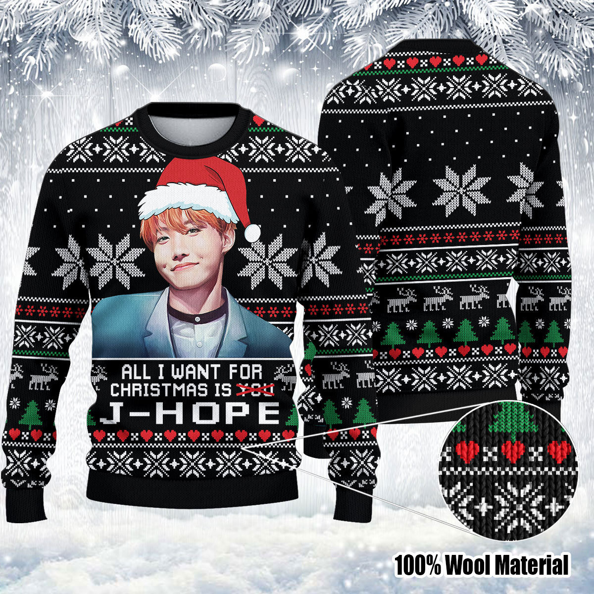 All I Want For Christmas Is j-hop Ugly Christmas Sweater