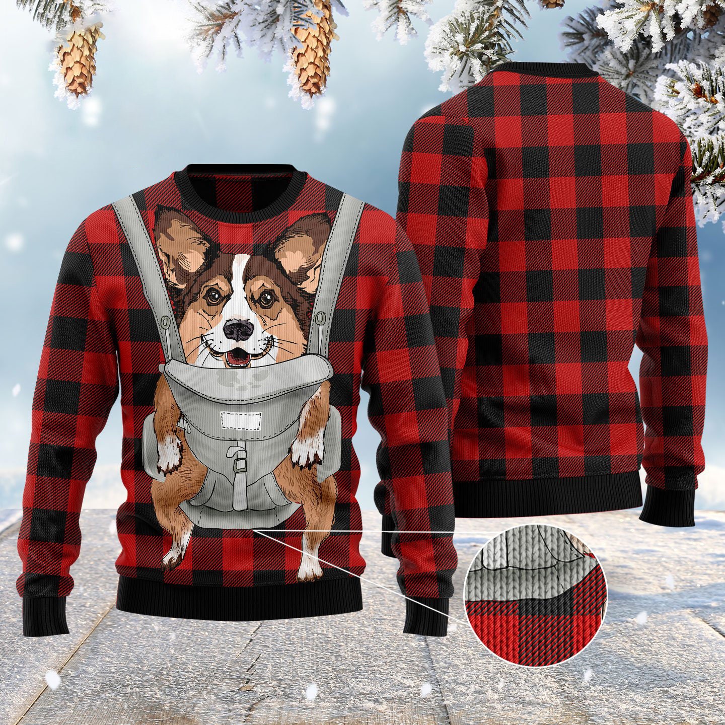 All I Want For Christmas Is More Corgi Dog Ugly Christmas Sweater