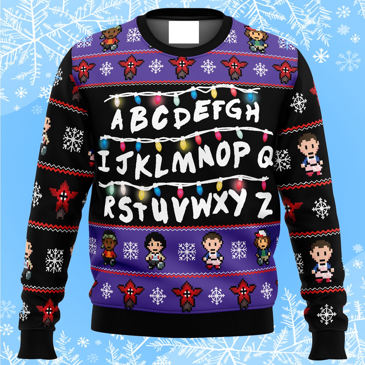 Alphabet Ugly Christmas Sweater