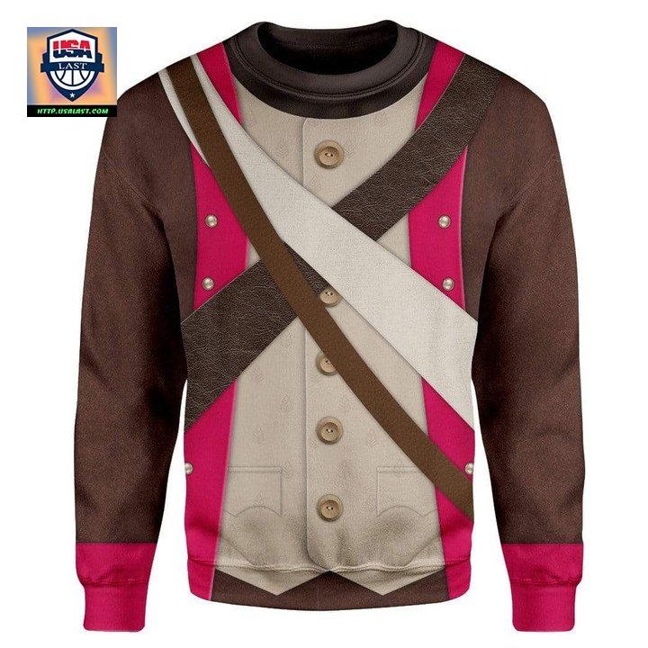 American Infantry 6Th Continental Regiment Custom Sweater Apparel