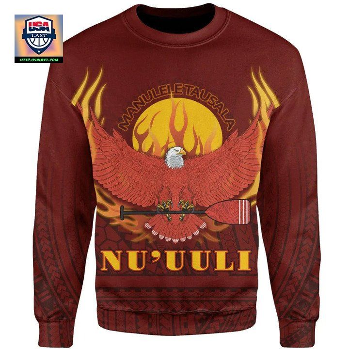 American Samoa Sweater Manulele Tausala Nuuuli Bn26