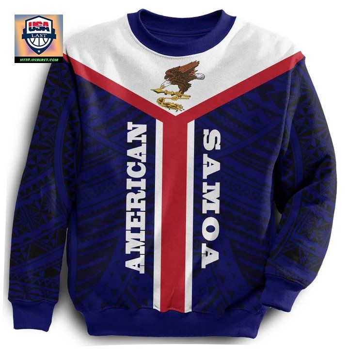 American Samoa Sweater My Homeland Knitted Long-Sleeved Sweater 
