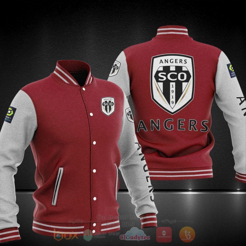 Angers SCO Varsity Baseball Jacket for Men & Women | Soccer Team Fan Gift