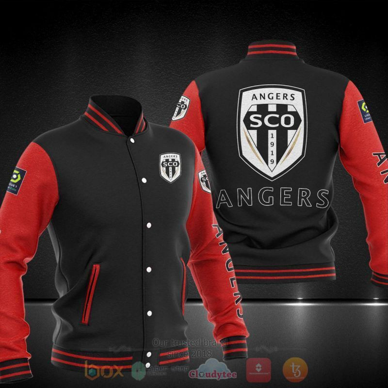 Angers SCO Varsity Baseball Jacket for Men & Women | Soccer Team Fan Gift