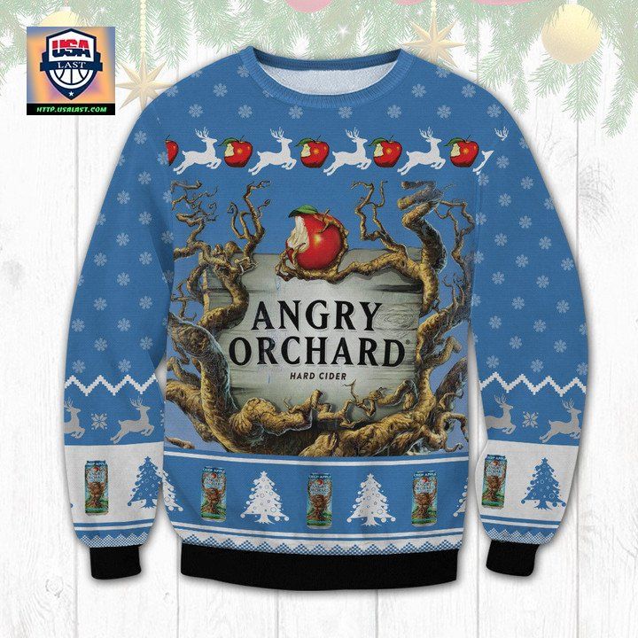 Angry Orchard Ugly Christmas Sweater