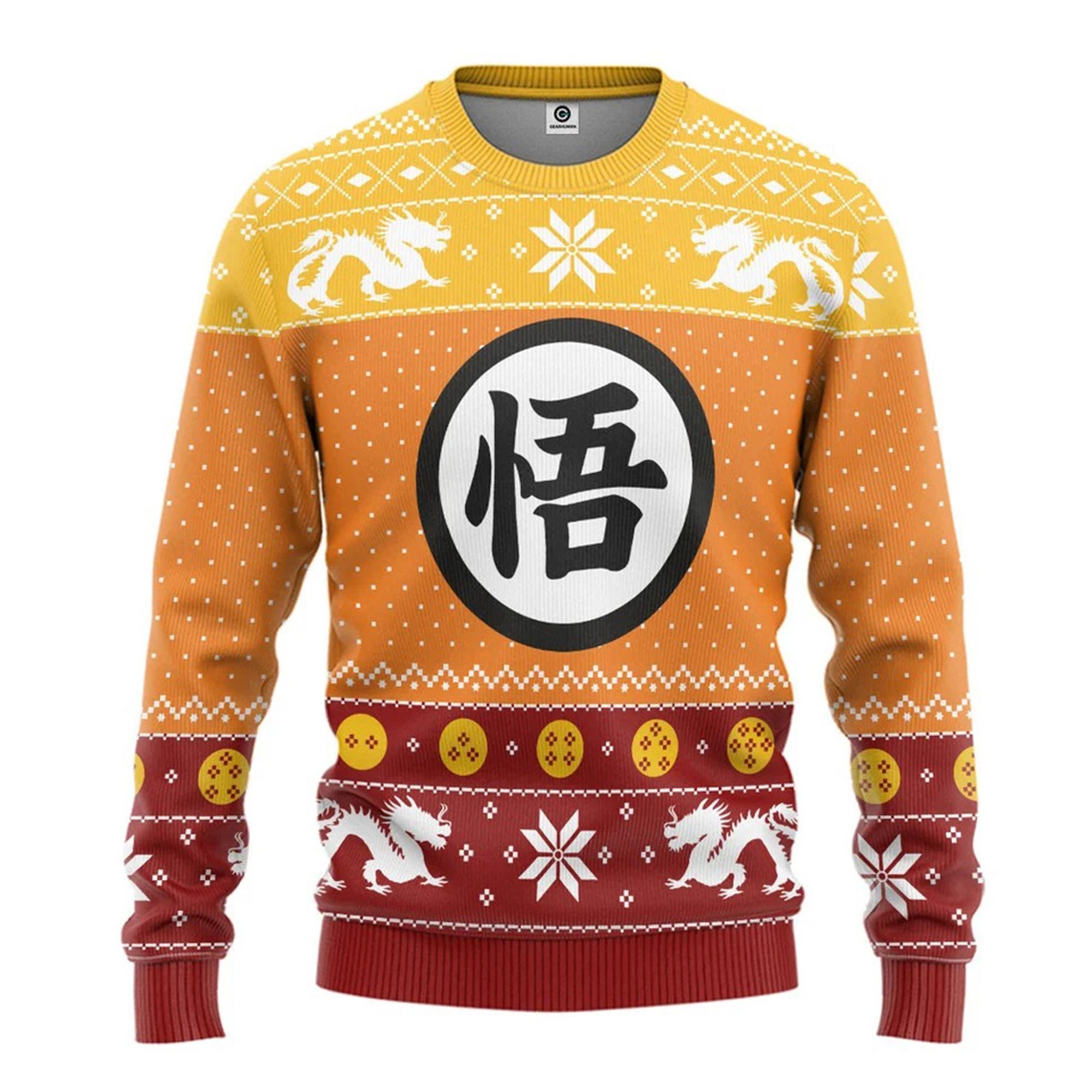 Anime Dragons Ugly Christmas Sweater