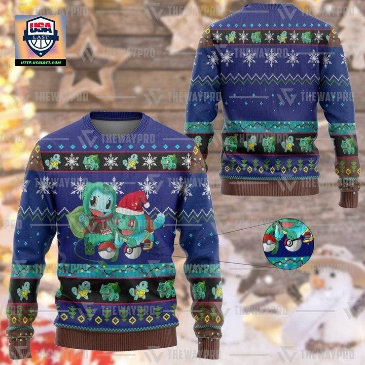 Anime Pokemon Christmas Sweater