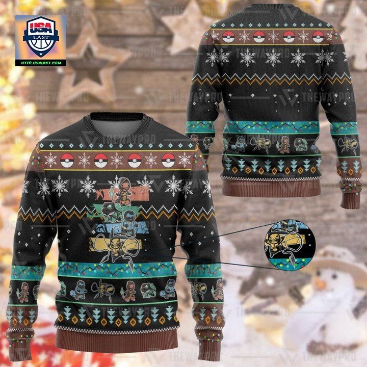 Anime Pokemon Teenage Mutant Ninja Turtles Christmas Sweater