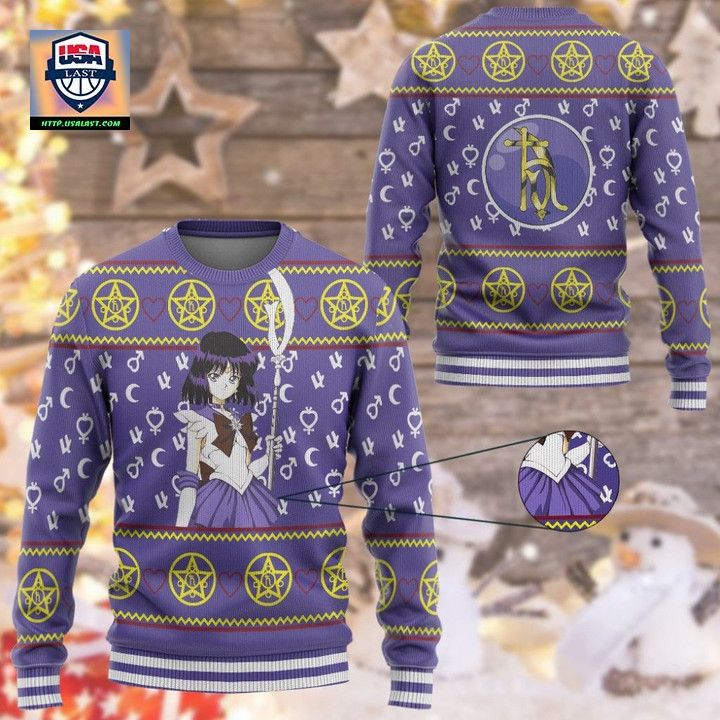 Anime Sailor Moon Saturn Christmas Sweater