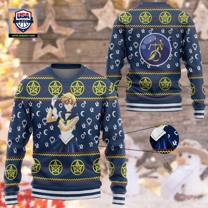 Anime Sailor Moon Uranus Christmas Sweater