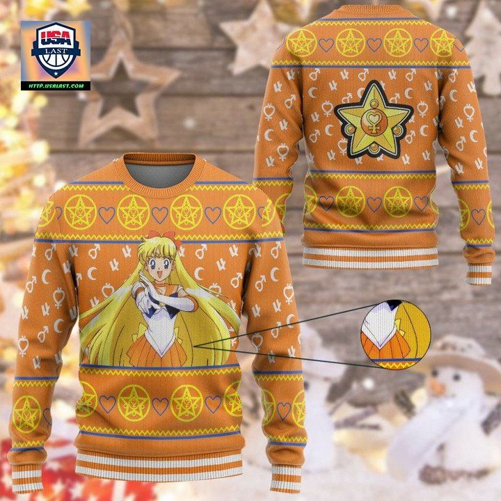 Anime Sailor Moon Venus Christmas Sweater