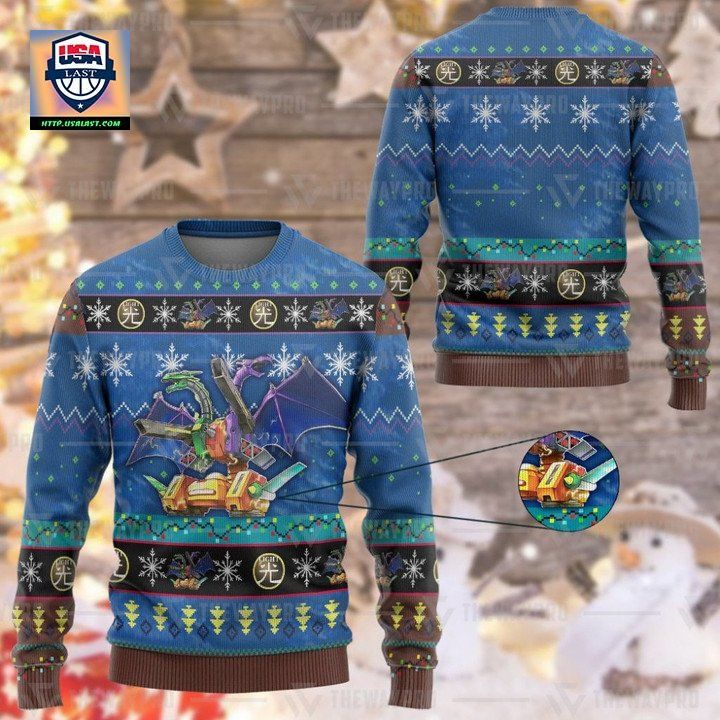 Anime Yu Gi Oh Abc Dragon Buster Christmas Sweater