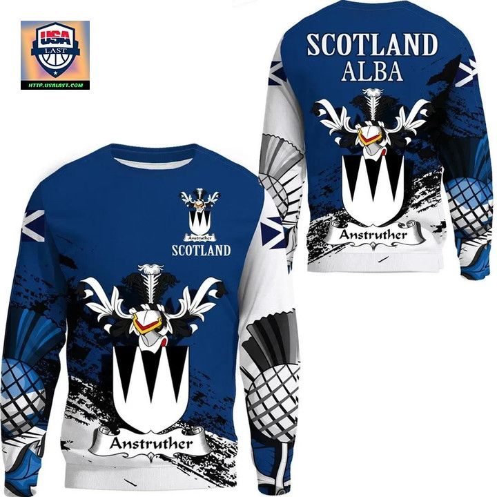 Anstruther Scottish Family Crest Scotland Special Sweater 