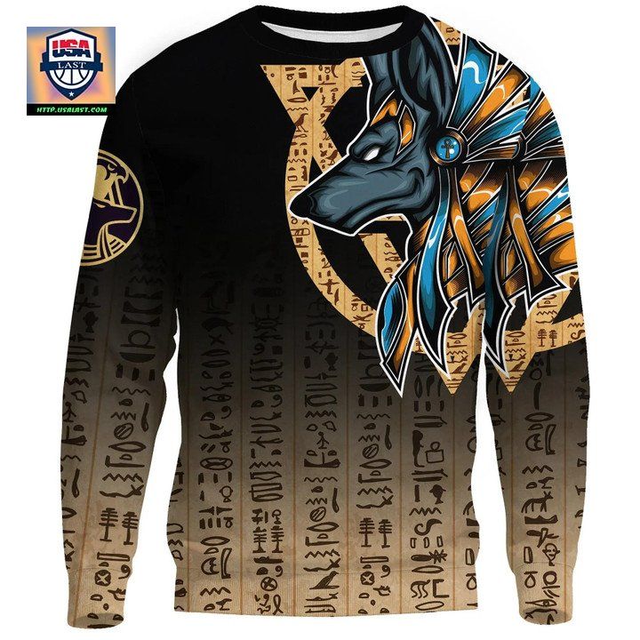 Anubis Symbol On His Shoulder Sweater A27