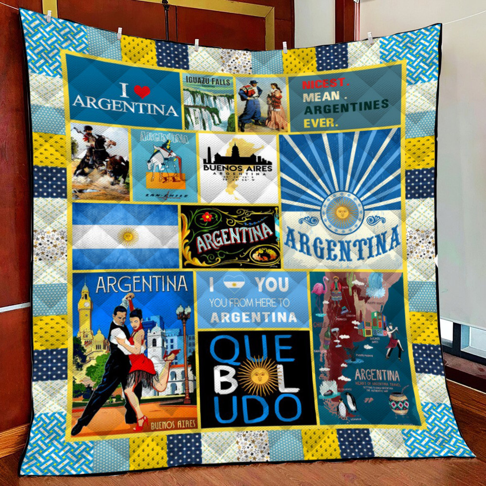 Argentina Fleece Blanket Quilt Blanket