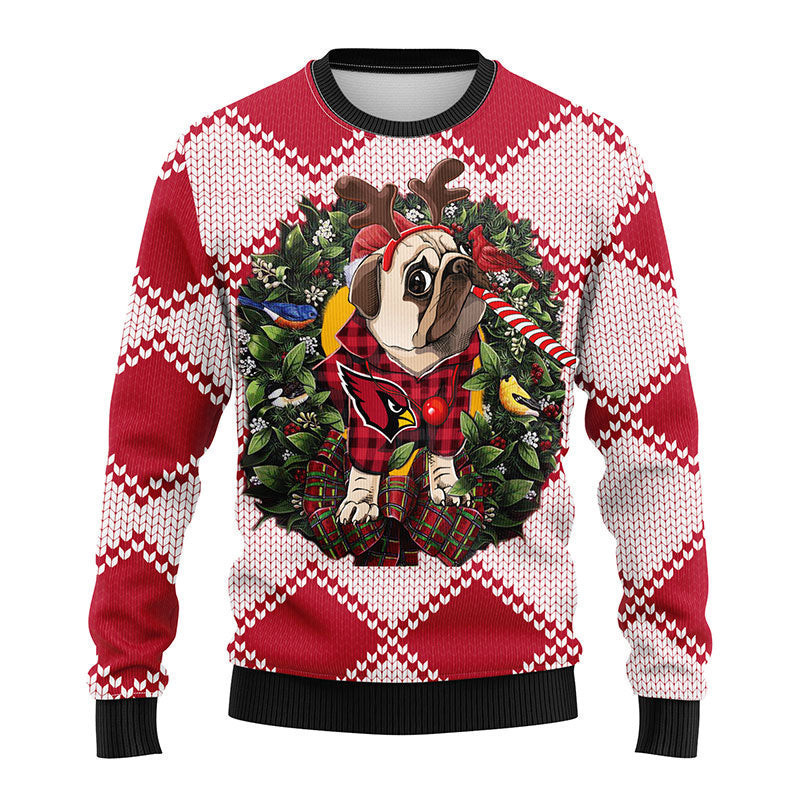 Arizona Cardinals Pub Dog Ugly Christmas Sweater,