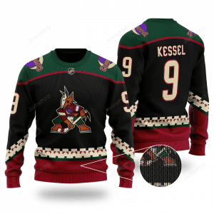 Arizona Coyotes Nhl Clayton Keller 9 Ugly Christmas Sweater, Perfect Holiday Gift