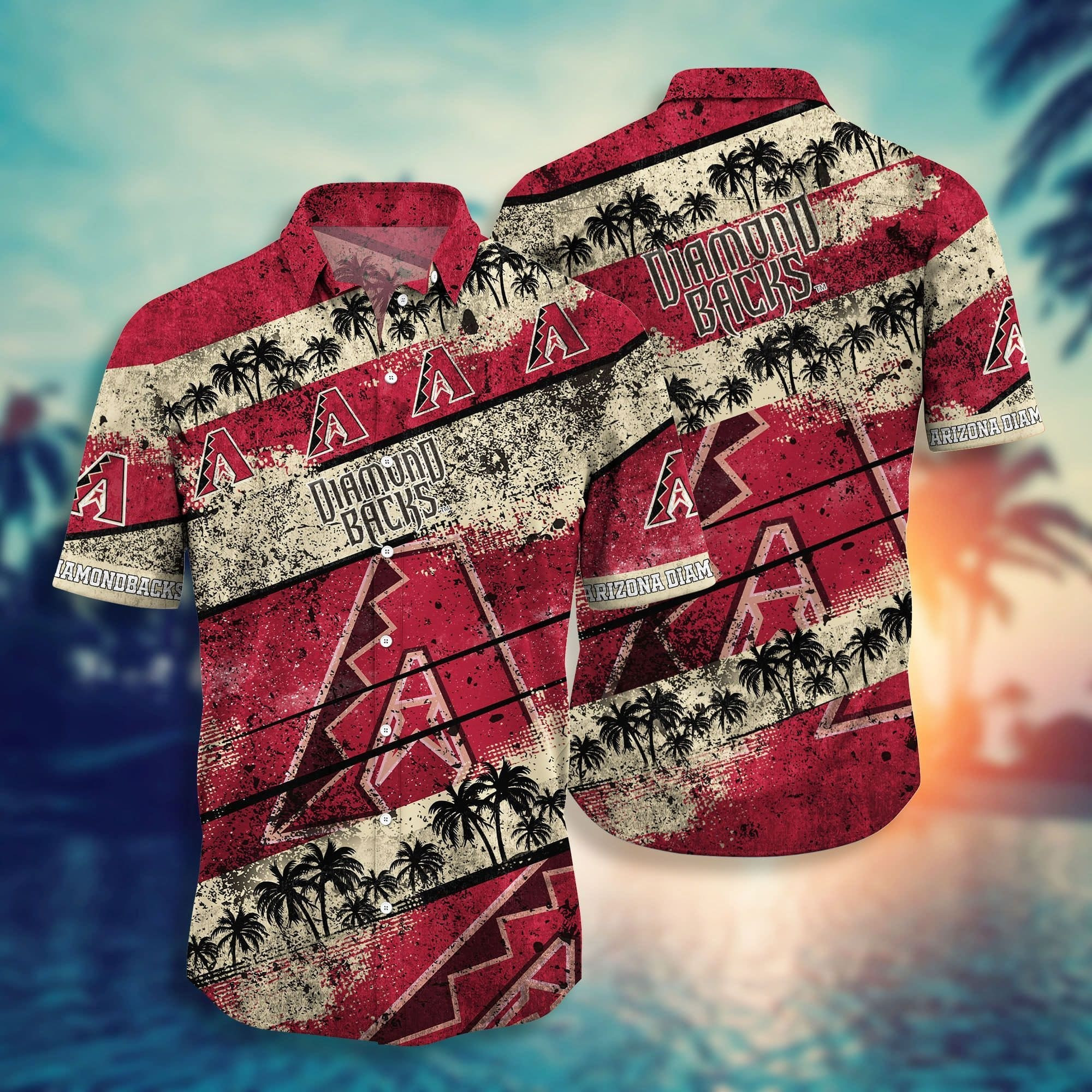Arizona Diamondbacks Desert Blaze Aloha Hawaiian Shirt for Men & Women