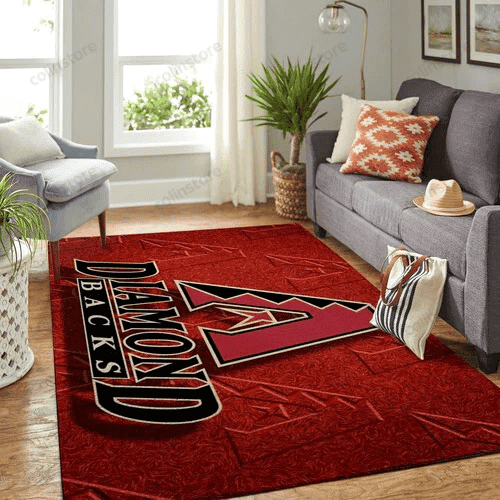 Arizona Diamondbacks Living Room Area 3D Rectangle Area Rug – Full Print Carpet For Living Room & Bedroom Home Decor