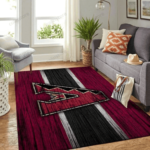 Arizona Diamondbacks Living Room Area 3D Rectangle Area Rug – Full Print Carpet For Living Room & Bedroom Home Decor