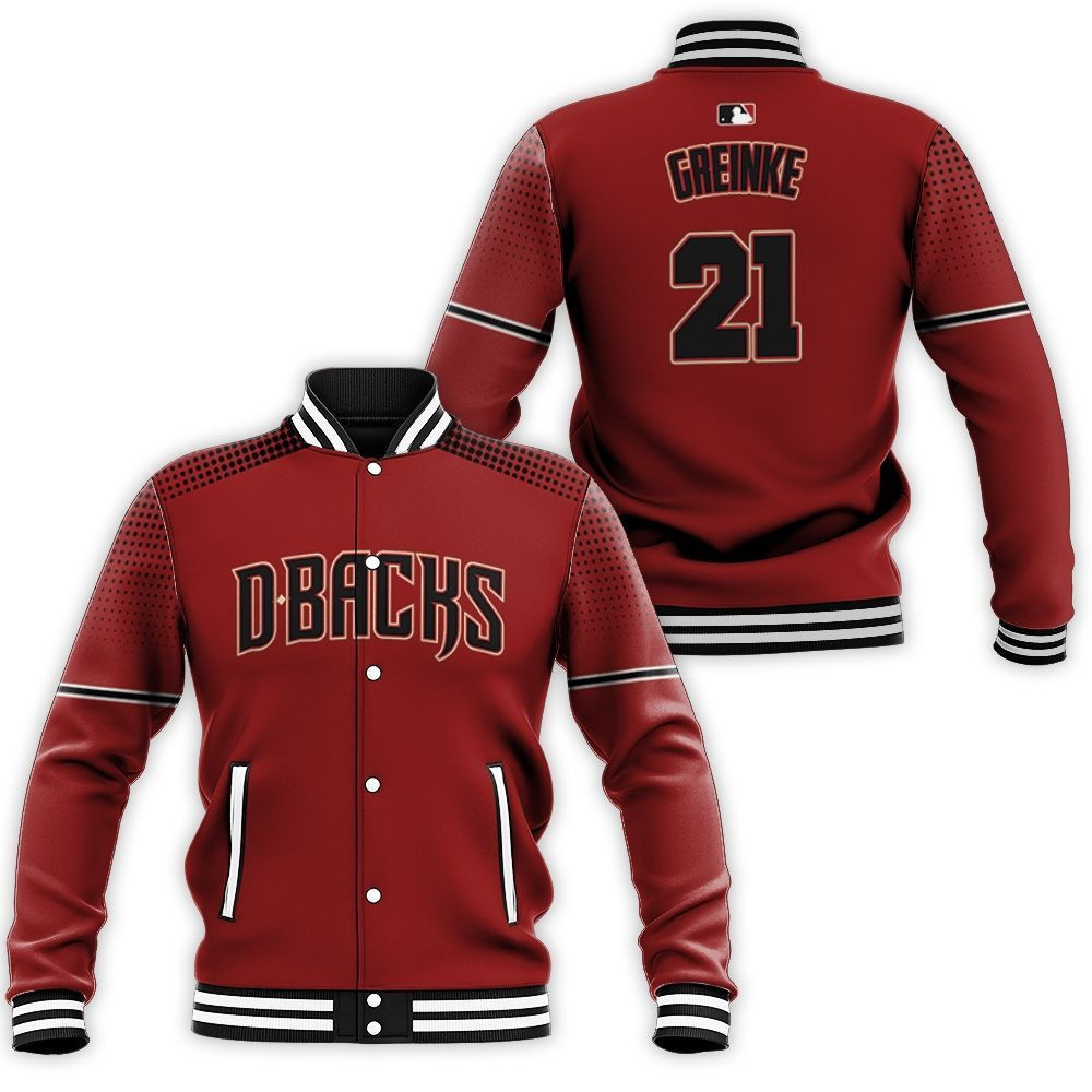 Arizona Diamondbacks Personalized Name Number Red Varsity Baseball Jacket for Men & Women | MLB Team Fan Gift