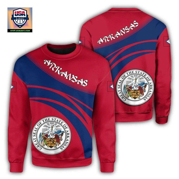 Arkansas Coat Of Arms Sweater Cricket Style J5W