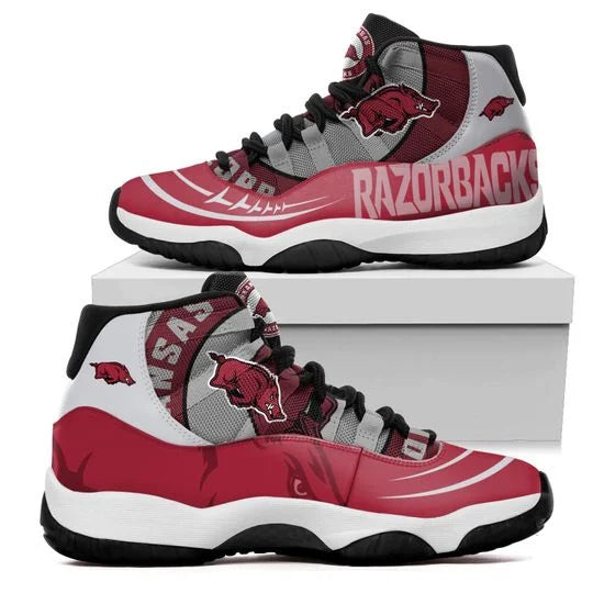 Arkansas Razorbacks JD13 Sneakers Shoes for Men & Women | Custom Fan Gift