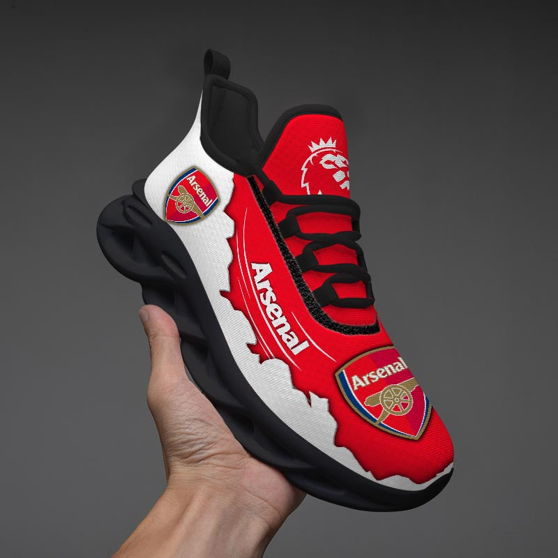 Arsenal F.C. Max Soul Shoes Sneakers for Men And Women – Soccer Fan Shoes, Team Sneakers - Image 4