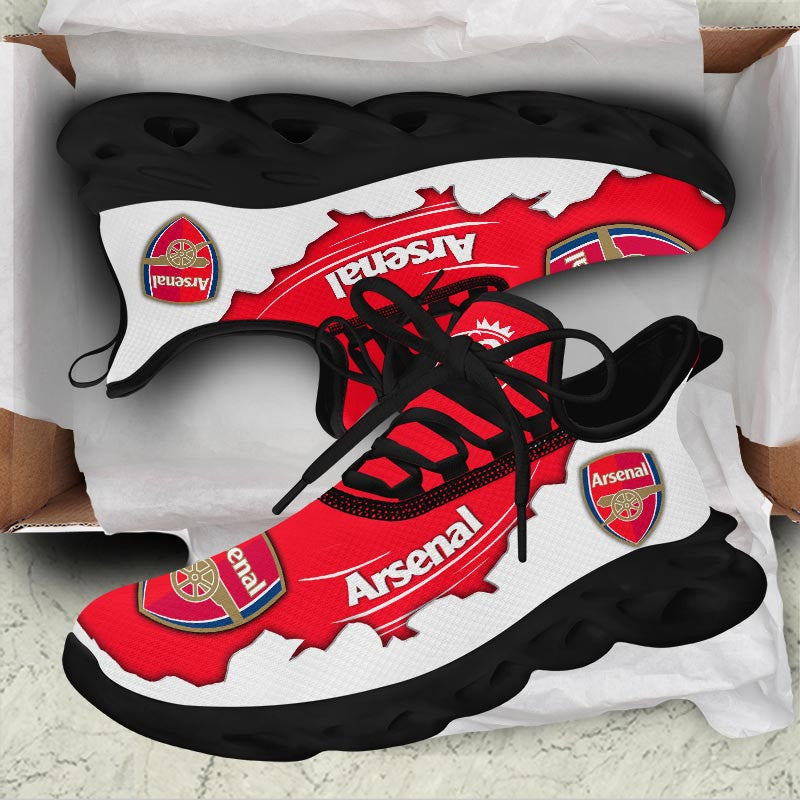 Arsenal F.C. Max Soul Shoes Sneakers for Men And Women – Soccer Fan Shoes, Team Sneakers - Image 6