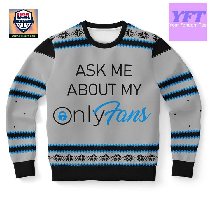 Ask Me My Only Meme 3d Ugly Christmas Sweater