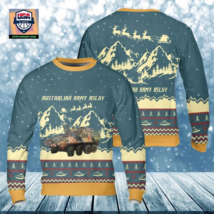 ASLAV Australian Army Christmas Sweater 3D