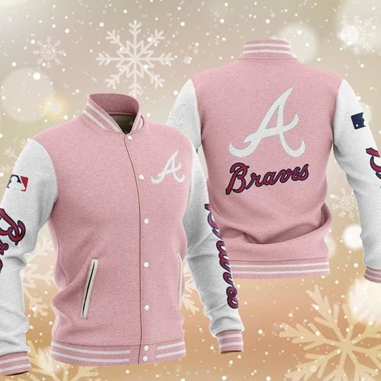 Atlanta Braves Varsity Baseball Jacket for Men & Women | MLB Team Fan Gift