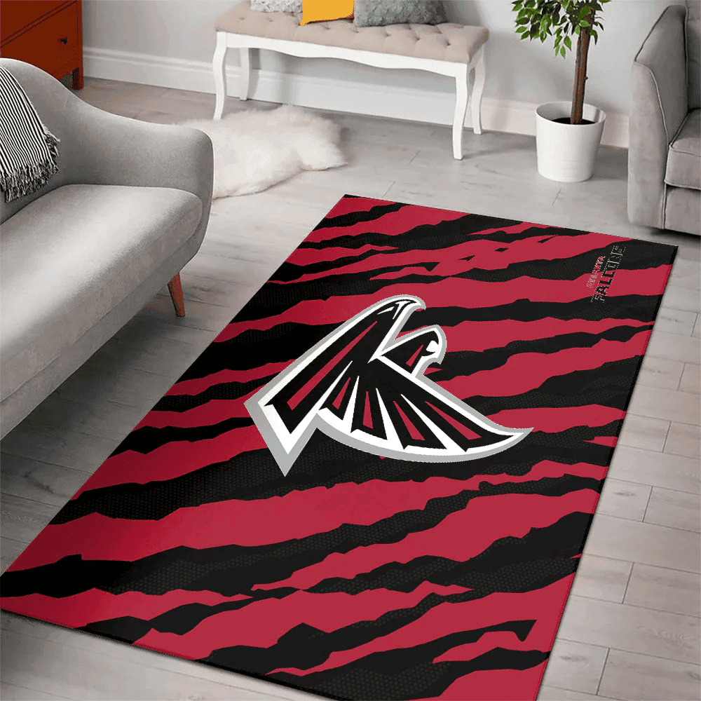 Atlanta Falcons 3D Rectangle Area Rug – Full Print Carpet For Living Room & Bedroom Home Decor