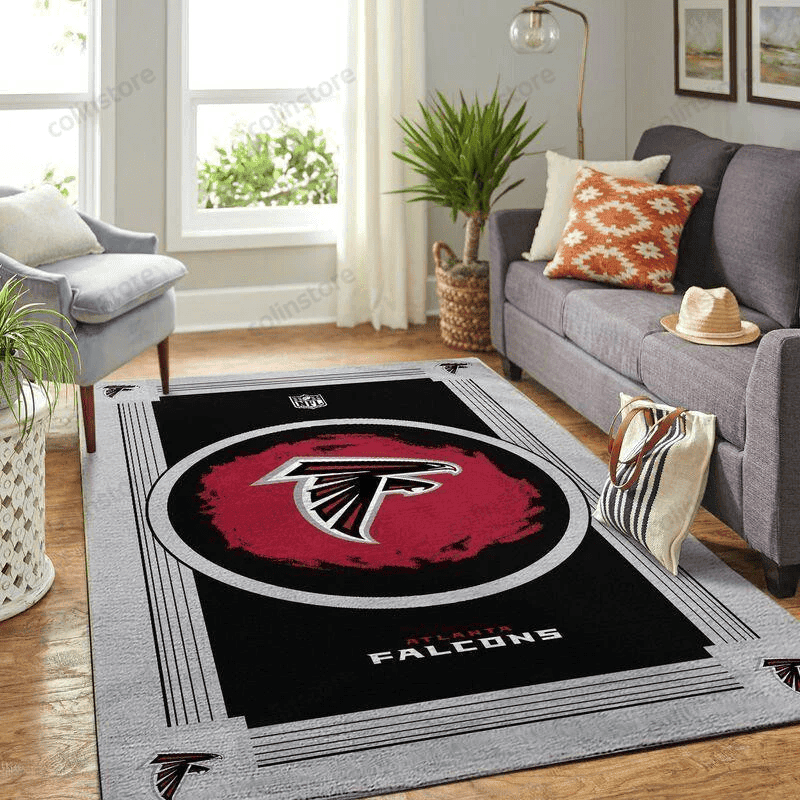 Atlanta Falcons 3D Rectangle Area Rug – Full Print Carpet For Living Room & Bedroom Home Decor